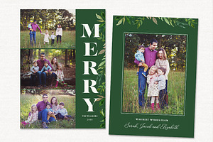 Christmas Card Template CC203