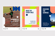 Running Day - Instagram Post, a Social Media Template by Izdihaar_Studio (Thumbnail 2 of 4)