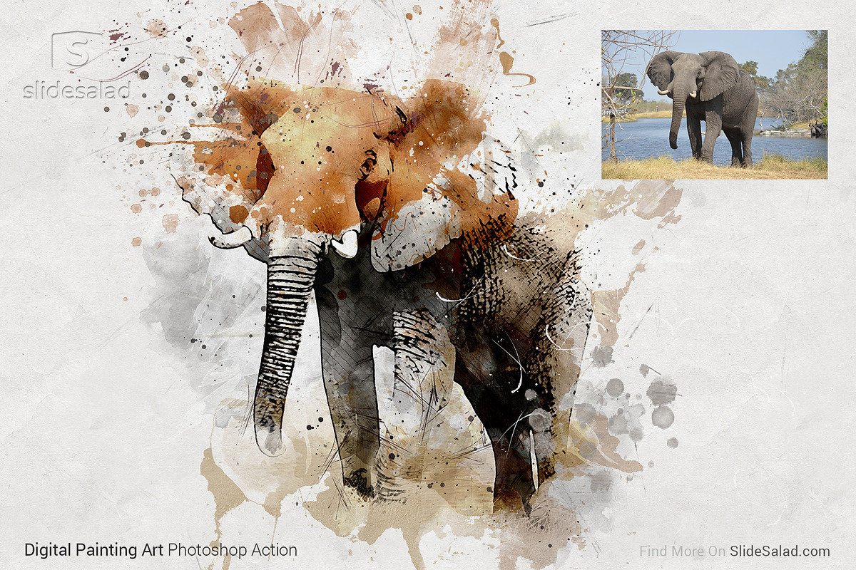 Digital Painting Photoshop Action, an Action Add-On by SlideSalad (Photo 17 of 21)
