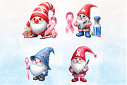 Breast Cancer Awareness Gnome Clip, a Seasonal Illustration by Rose Art (Thumbnail 3 of 7)