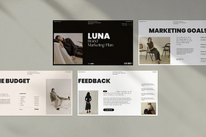 Luna Marketing Plan Template