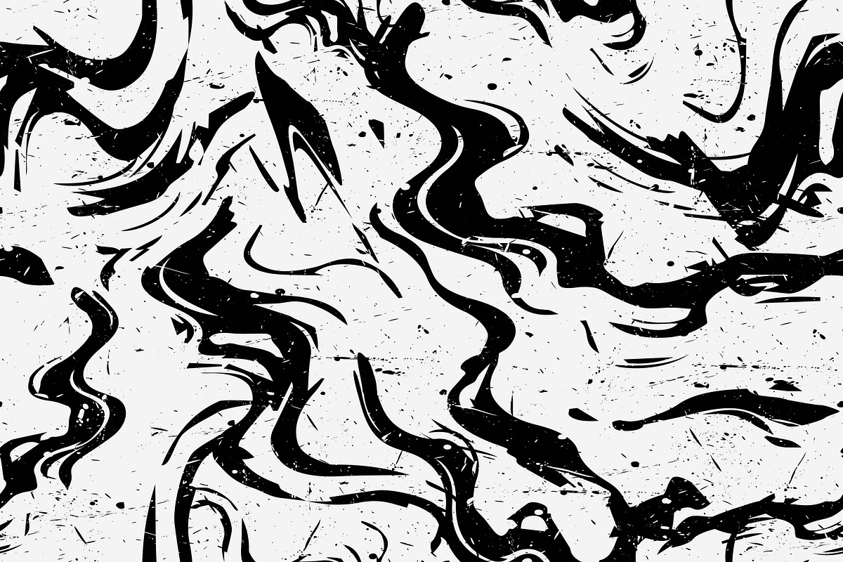 abstract grunge liquid black white, a Pattern Graphic by AAN Seamless Shop (Photo 4 of 4)