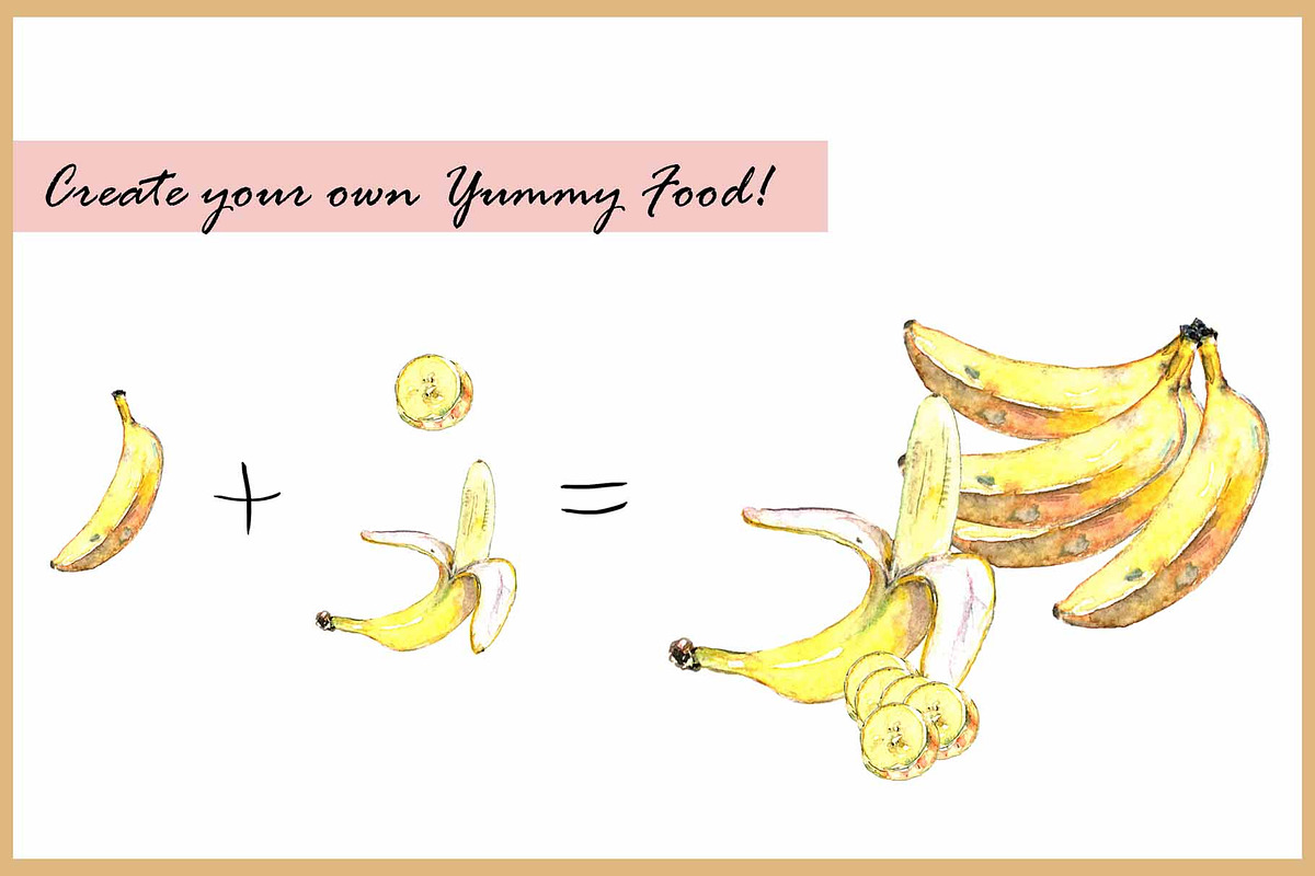 Spring & Summer Food Clipart, a Food Illustration by VianneArt (Photo 4 of 8)