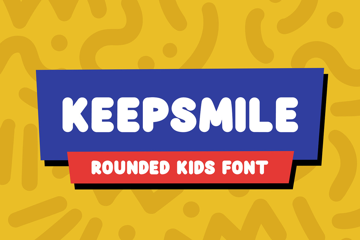 Keepsmile - Rounded Kids Font, a Font by Almarkhatype (Photo 1 of 5)
