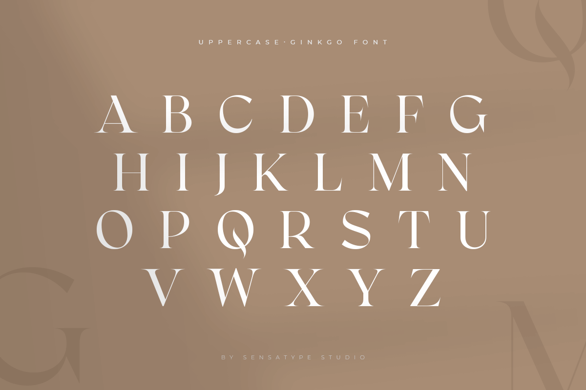 Ginkgo - Modern Classy Serif Font, a Serif Font by Sensatype (Photo 18 of 20)