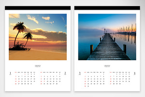 Clean Bimonthly 2025 Calendar