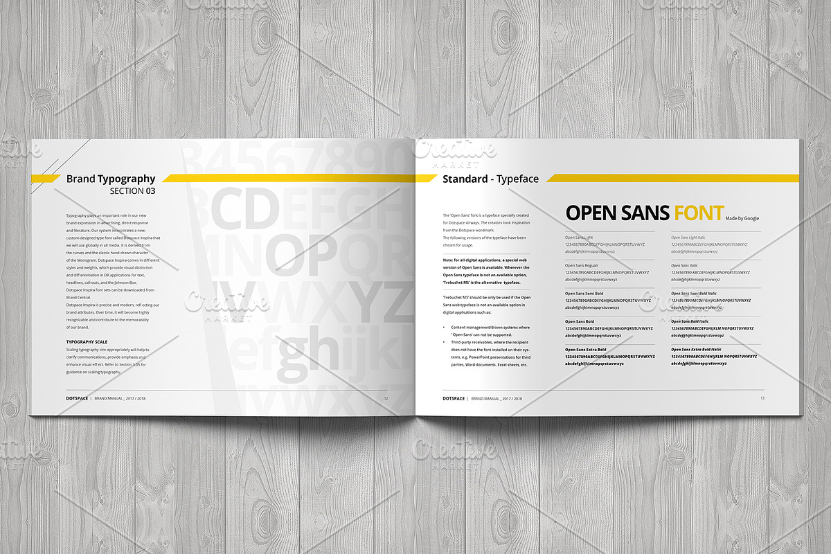 Brand Manual 30 Pages A4 / US Letter, a Brochure Template by Mastergfx (Photo 14 of 32)
