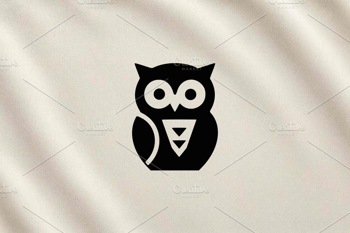 Abstract Owl Silhouette Vector, an Animal Illustration by Vectorium Studio (Photo 3 of 4)