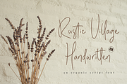 Rustic Village | A Chill Handwritten, a Script Font by Colllab Studio (Thumbnail 1 of 18)