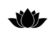 Lotus Flower Silhouette Vector Bundl, an Illustration by Creativeshirt (Thumbnail 42 of 51)