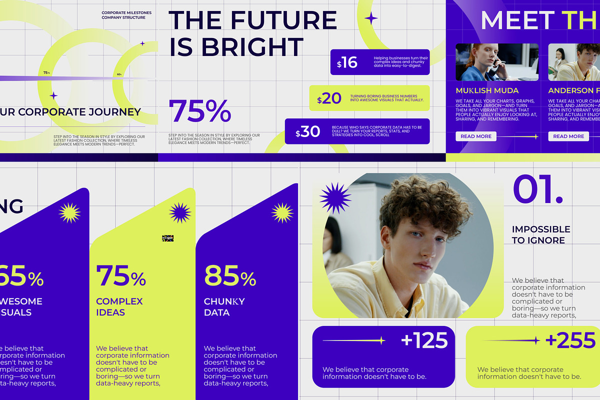 Corporate Infographic, a Social Media Template by Loin Studio (Photo 1 of 2)