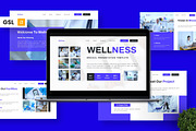 Wellness - Medical Google Slide, a Presentation Template by Deepslide Studio (Thumbnail 1 of 6)