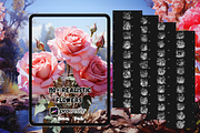 110 + Flowers Stamps for Procreate, a Brushes & More by Torus1 (Thumbnail 1 of 8)