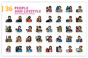 3,600 Icons x3 Styles, an Outline Icon by monkik (Thumbnail 228 of 299)