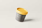 Ice Cream Cup Mockup, a Packaging Mockup by MockupFree.Net (Thumbnail 3 of 8)