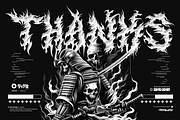 Mortal Reign | Dragonic Black Metal, a Blackletter Font by Ardana Creative (Thumbnail 11 of 11)
