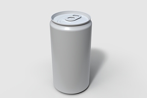 Aluminum Soda Can 280 Ml 3D Model