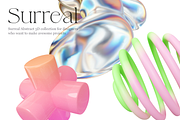 Surreal Holo Abstract 3D Shapes, a Graphic by LarysaZabrotskaya (Thumbnail 8 of 11)