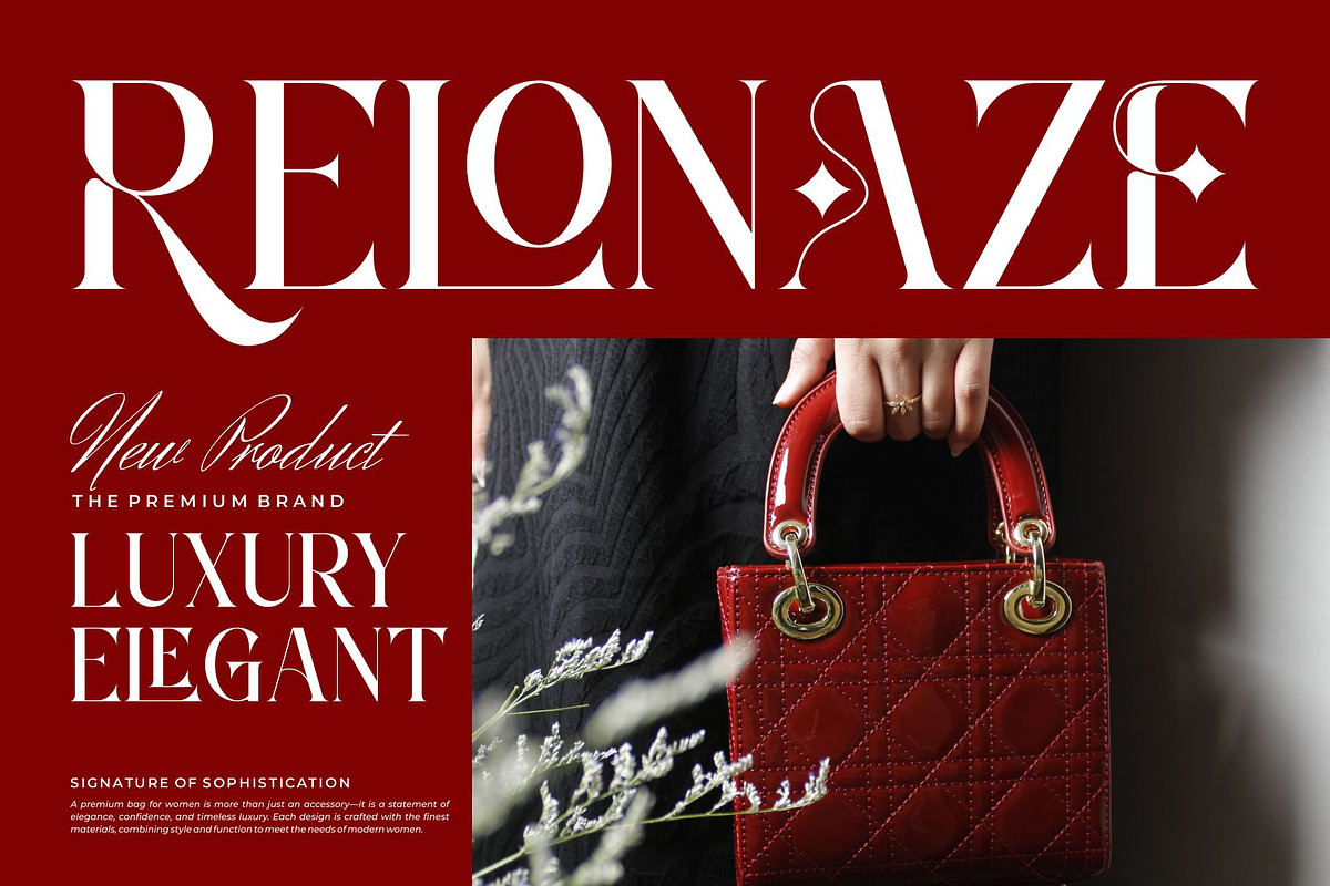 Ateroz || Modern Elegant Serif Font, a Serif Font by Ermedia Studio (Photo 2 of 10)