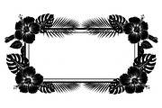 Floral Rectangle Frame SVG Bundle, an Illustration by jahid234 (Thumbnail 23 of 31)