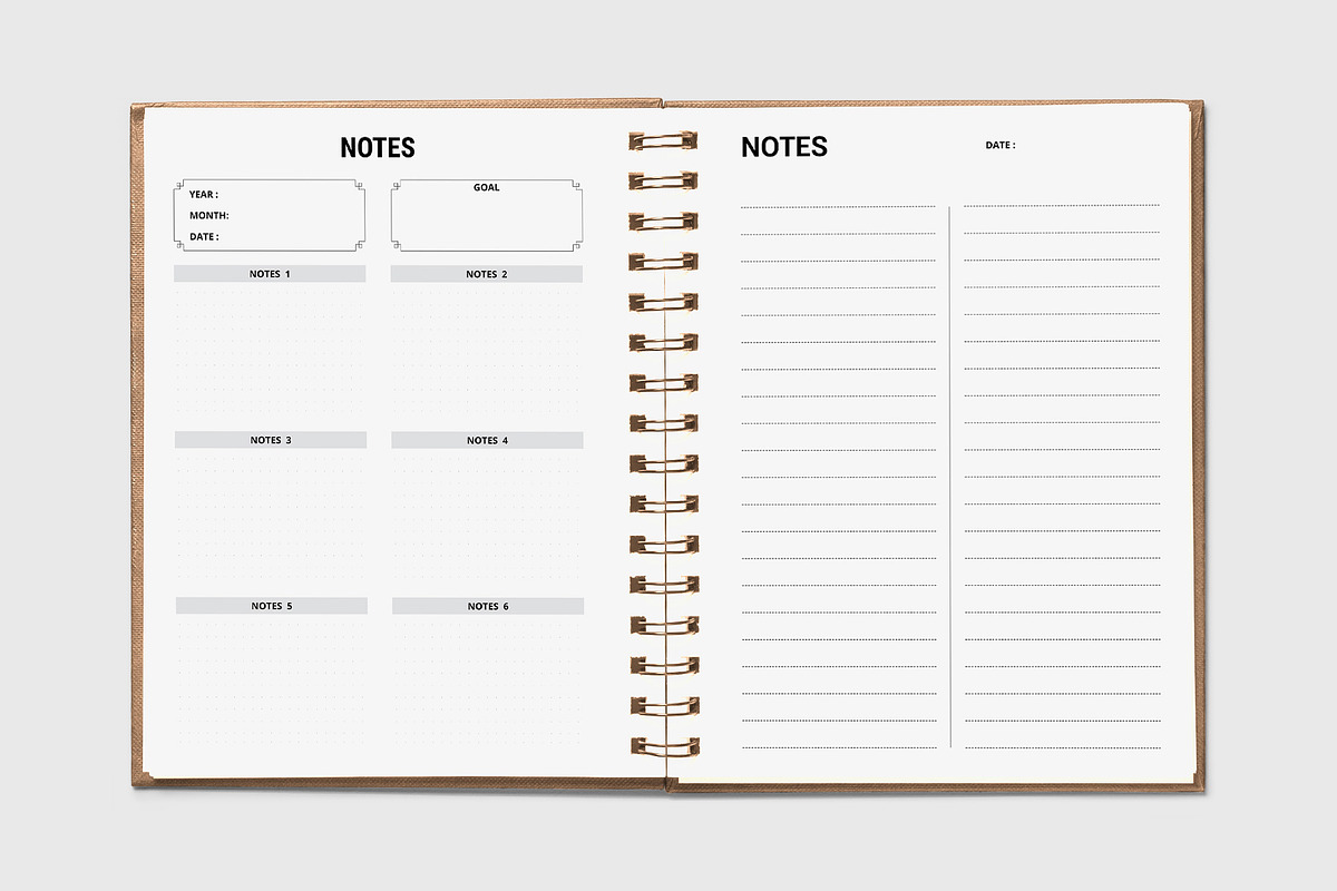 Daily Weekly Monthly Planner Bundle, a Stationery Template by ROJI CREATOR (Photo 11 of 12)