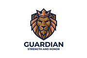 King Lion Mascot Cartoon Logo, an Animal Illustration by Cekal_std (Thumbnail 2 of 3)