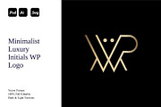 Minimalist Luxury Initials WP Logo, a Branding & Logo Template by Luxury Logos (Thumbnail 1 of 4)