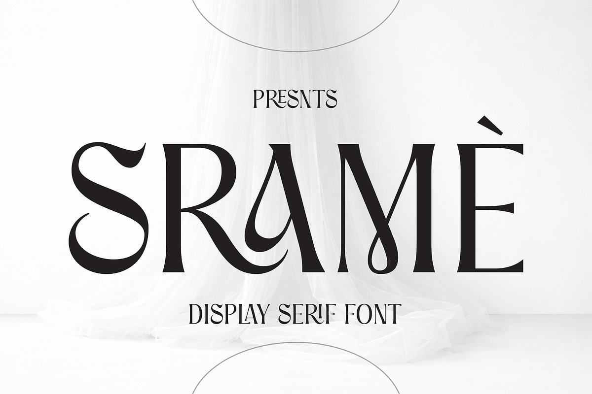 Srame - Modern Stylish Serif Font, a Serif Font by Typebae (Photo 1 of 10)