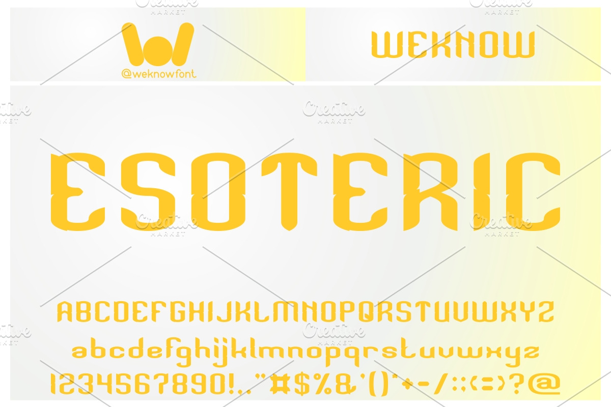 Saturnus Font, a Font by weknow (Photo 2 of 5)