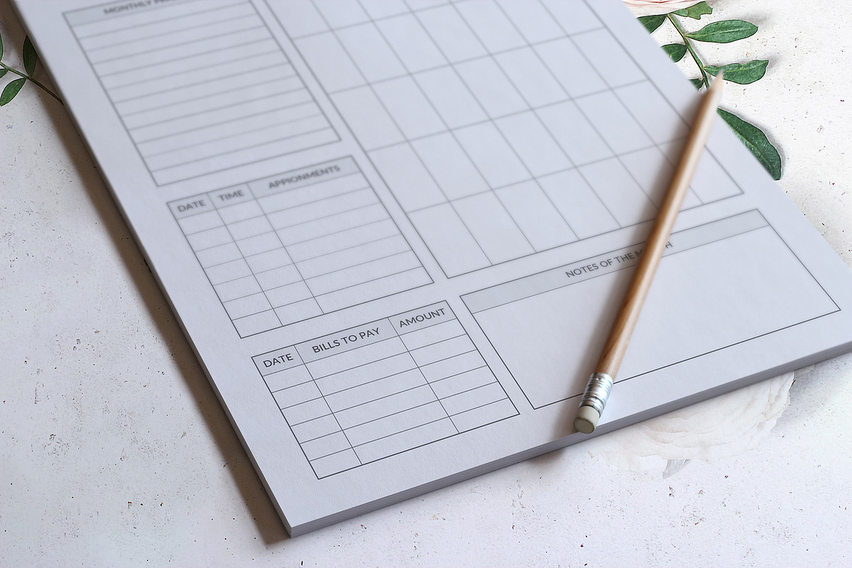 Monthly Overview, a Stationery Template by DesignDevisers (Photo 7 of 10)