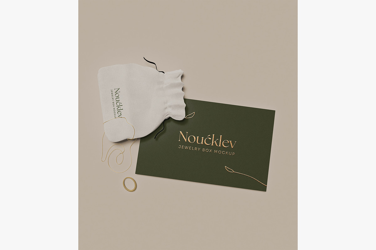 Jewelry box mockup, a Packaging Mockup by mockupocka (Photo 13 of 16)