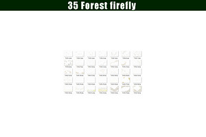 35 Forest Firefly Overlays