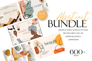 SALE! -80% ABSTRACT BUNDLE | 5 IN 1
