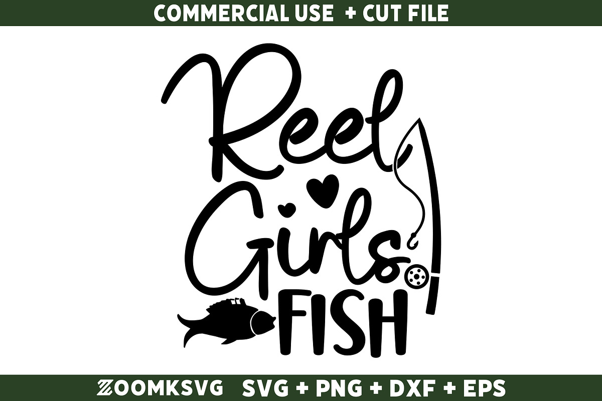 Fishing SVG Bundle 20 Designs, an Illustration by ZoomkSVG (Photo 34 of 41)