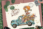 Fall Farm Market Clipart Autumn PNG, a Seasonal Illustration by KaramfilaS (Thumbnail 2 of 11)