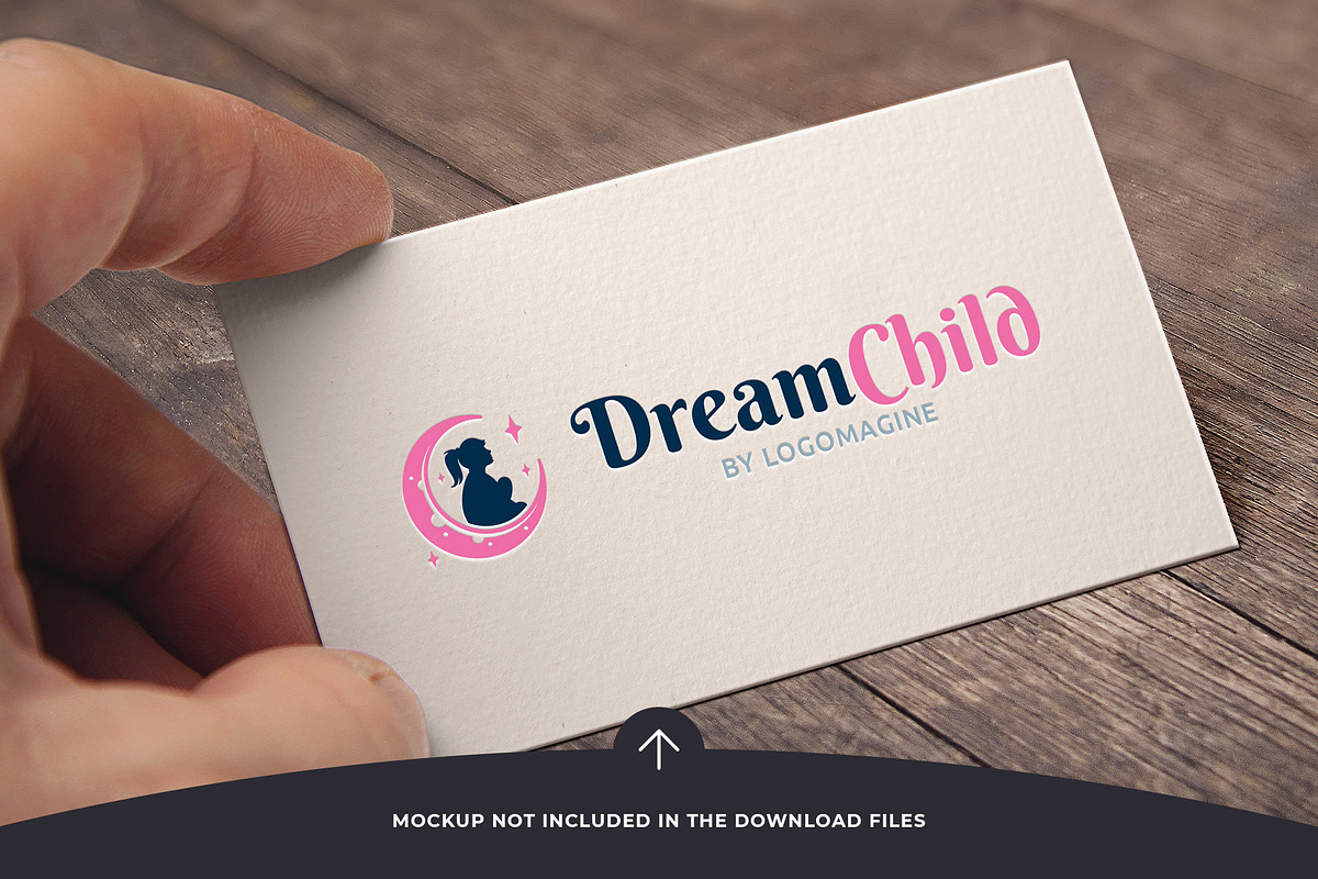 Dream Child - Girl Logo Template, a Branding & Logo Template by LOGOMAGINE (Photo 2 of 16)