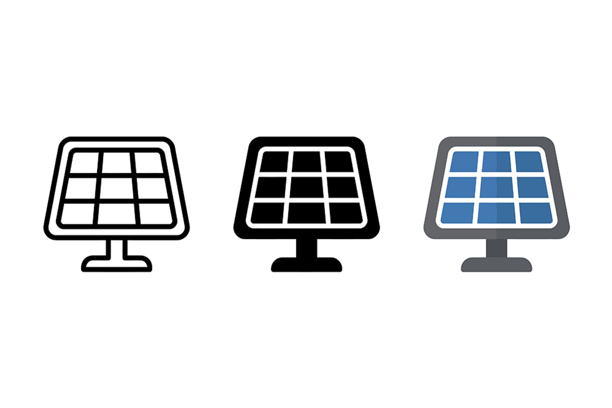 Solar Energy Panel Vector Design, a Solid Icon by Artonix (Photo 2 of 2)