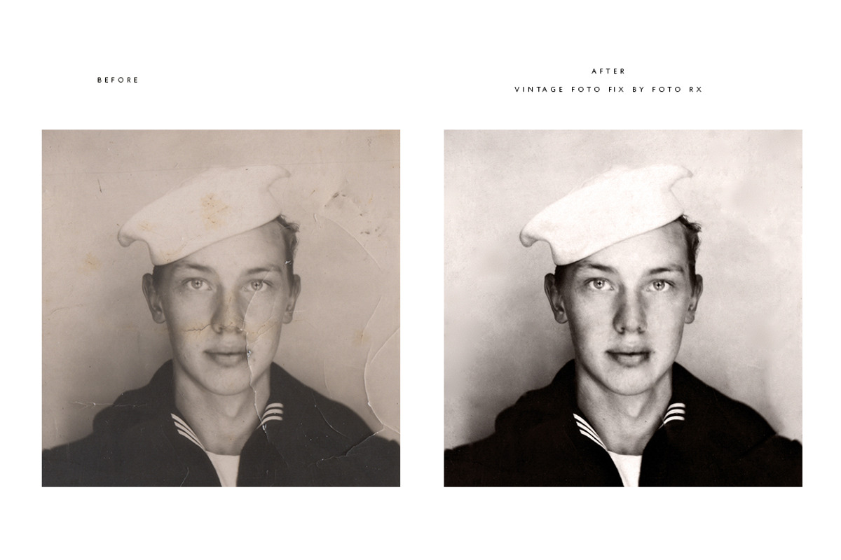 Vintage Foto Fix Photoshop Actions, an Action Add-On by Foto Rx Co. (Photo 2 of 9)