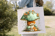 Whimsical Spring Cats Clipart Bundle, an Illustration by Canvas Craft (Thumbnail 7 of 7)