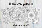 Boho Black&white Set, a Pattern Graphic by Marina Demidova (Thumbnail 2 of 7)