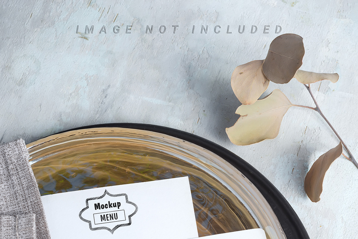 Menu Event Mockups Bundle, a Brochure Template by YuMyart (Photo 9 of 12)