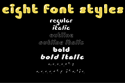 Aqua Bubble Typeface, a Blackletter Font by Rachel McBride Creative (Thumbnail 7 of 8)