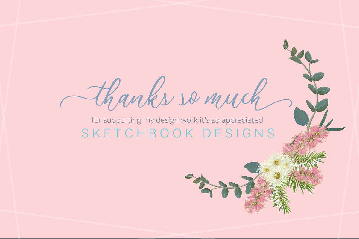 Gentle Summer Australian Wildflowers, an Illustration by Sketchbook Designs (Photo 14 of 14)