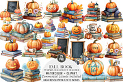 Fall Book Pumpkin Halloween Teacher, an Illustration by DreamArtGraphic (Thumbnail 1 of 4)