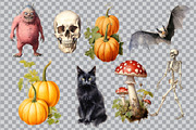 Retro Halloween Vibes, a Seasonal Illustration by PREMIUMVECTOR (Thumbnail 12 of 15)