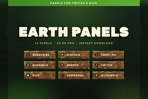 Earth Twitch & Kick Panels