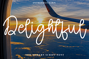 Delightful, a Handwritten Font by InermediaSTUDIO (Thumbnail 1 of 7)