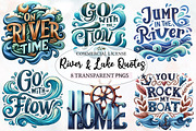 River & Lake Quotes Sublimation Bund, an Illustration by Designworld (Thumbnail 1 of 10)