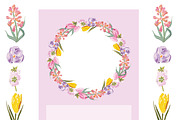 Set of floral elements and wreaths, an Illustration by fiolika (Thumbnail 9 of 13)