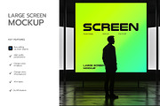 Large Digital Screen Mockup PSD, an Advertising Mockup by graphypix (Thumbnail 2 of 4)